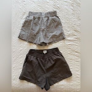 TWO Mate the Label Organic Cotton Poplin Shorts